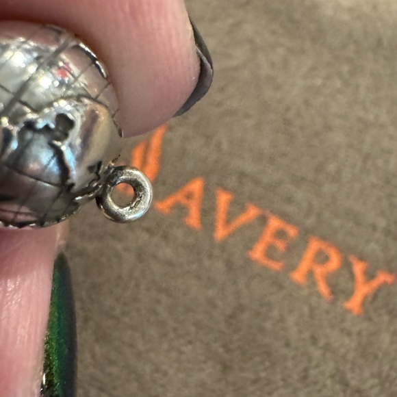 James Avery Sterling Silver Earth Charm - Picture 7 of 8